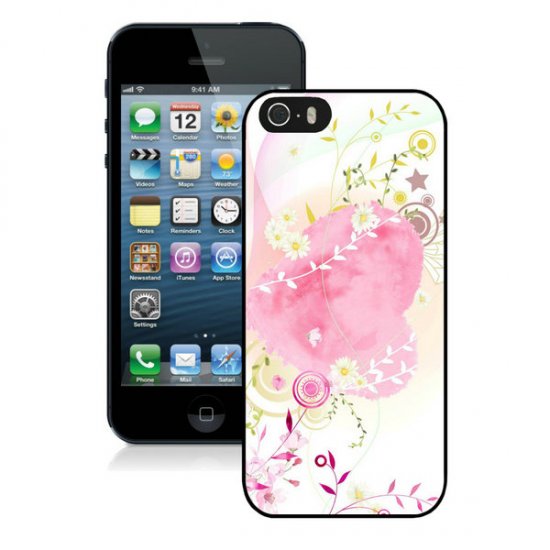 Valentine Flower iPhone 5 5S Cases CGM - Click Image to Close